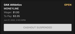 cash out suspended là gì