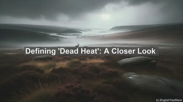 dead heat là gì