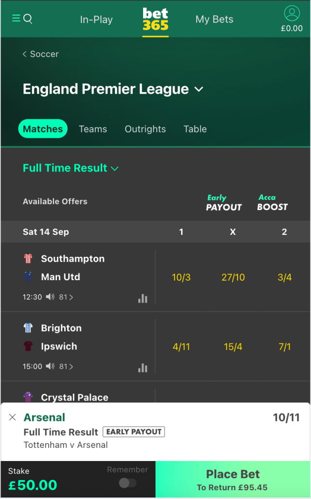 single bet là gì