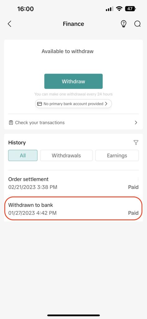 withdrawable balance là gì